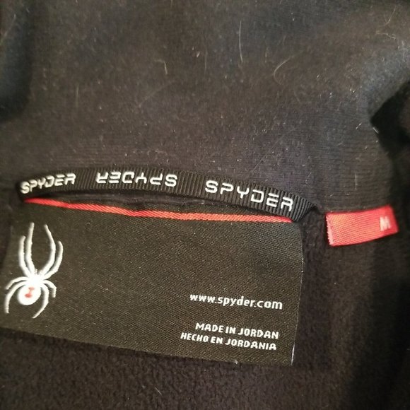 Spyder Black Jacket/Sweater with Red Details - Picture 2 of 10